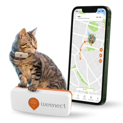 Weenect Haustier GPS Tracker XS für Katzen - weiß Weenect Haustier GPS Tracker XS für Katzen - weiß