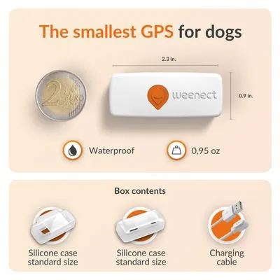 Weenect Pet GPS Tracker XS для собак Weenect Pet GPS Tracker XS для собак