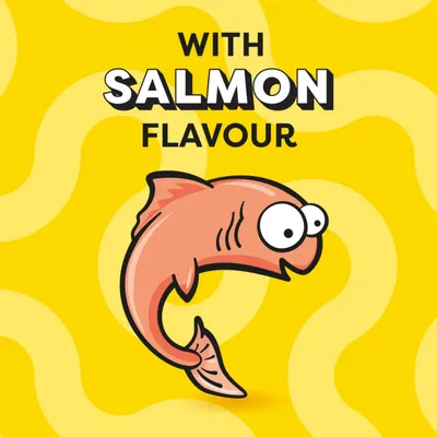 Dreamies Creamy Snacks with Salmon - 4 x 10g