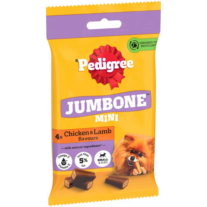 Pedigree Pedigree Jumbone Chicken Lamb Adult Treat Dog Food pet food packaging