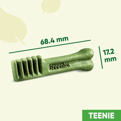 Greenies Canine Dental Chews Saver Pack 3 x 170g - Teenie (510g / 66 treats) Greenies Canine Dental Chews Saver Pack 3 x 170g - Teenie (510g / 66 treats)