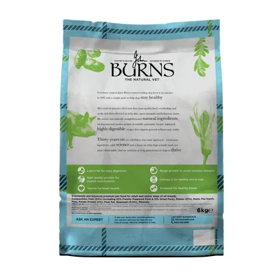 Burns Adult & Senior Sensitive - Pork & Potato - 6kg Burns Adult & Senior Sensitive - Pork & Potato - 6kg