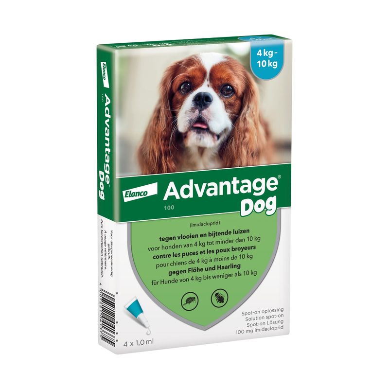 Advantage® 100 pour chien de 4 à 10 kg