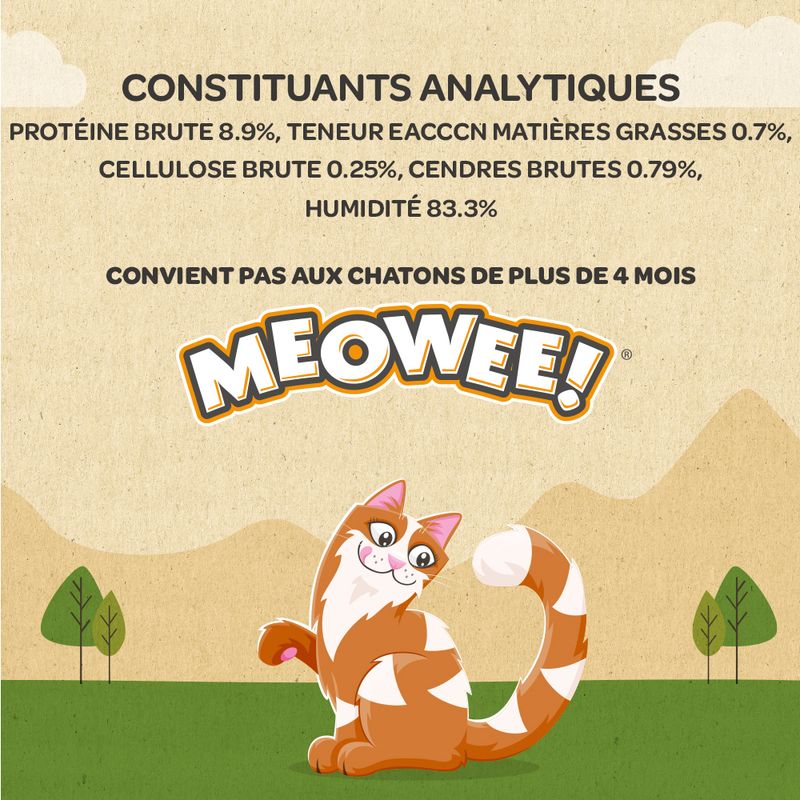 Meowee ! Spoonables Savoury 8 x 14 g