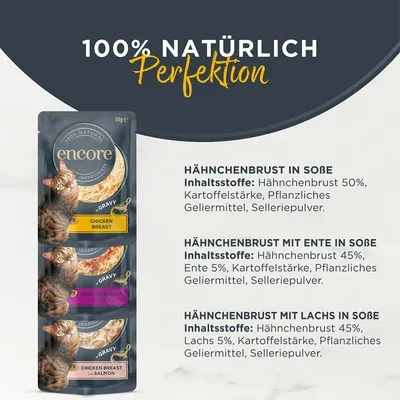 Encore Cat Gravy Pouch Mixpaket 5 x 50 g
