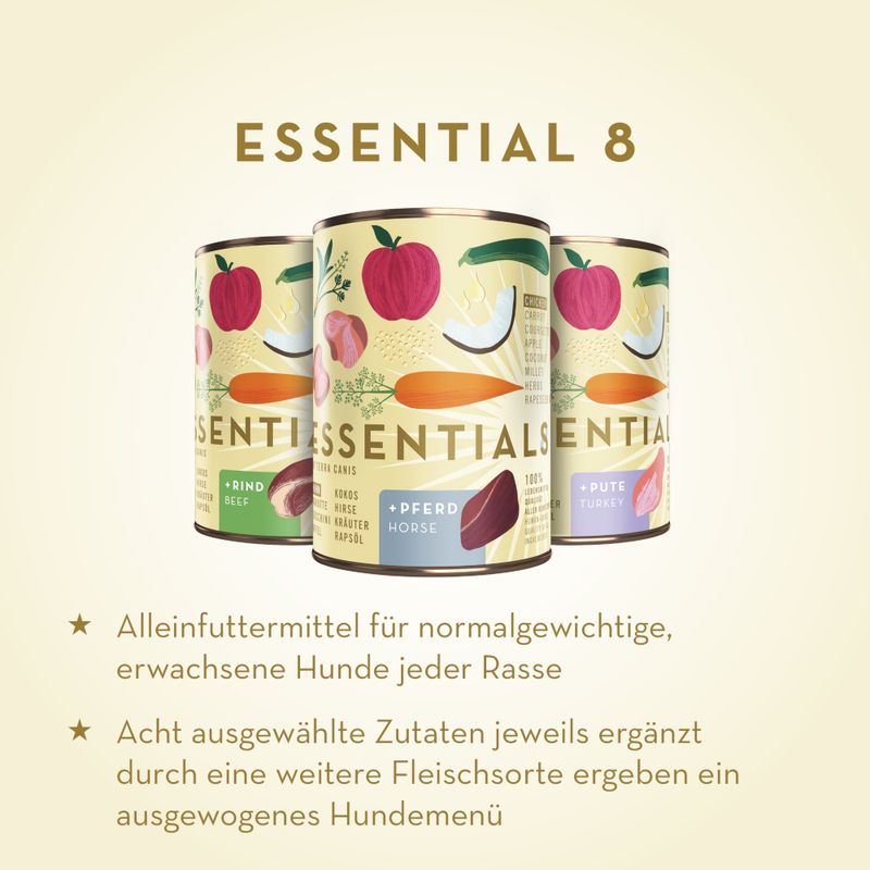 Sparpaket Terra Canis Essential 8+ 12 x 780 g