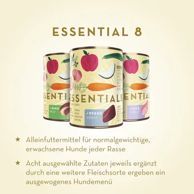 Terra Canis Essential 8+ 6 x 780 g pour chien