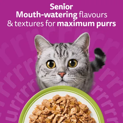 Whiskas 7+ Senior Mixed Menu Pouches in Jelly