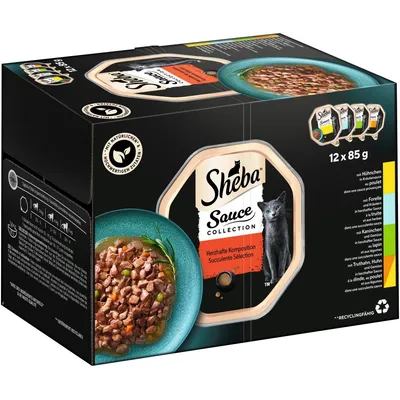Megapakke Sheba Varianter skåler 48 x 85 g