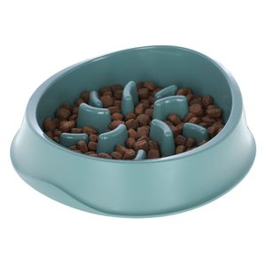Gamelle Anti-Glouton Pour Chien En Silicone - Diamètre 20 Cm - Antidérapante - Pour Ralentir La Prise De Nourriture