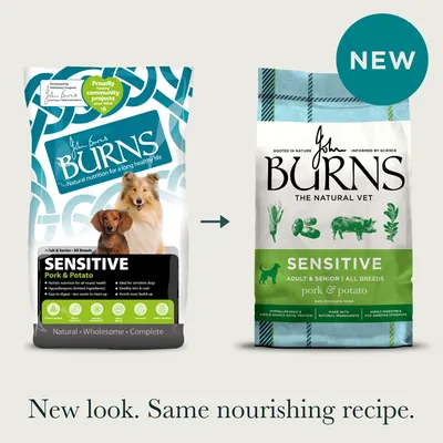 Burns Adult Sensitive+ Varken & Aardappel Hondenvoer - 12 kg