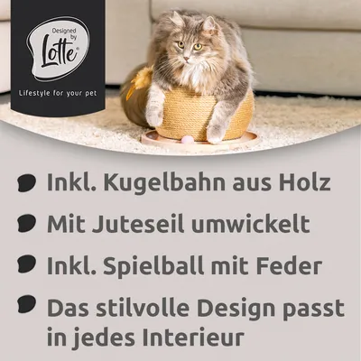 Designed by Lotte Holz-Kratzball mit Kugelbahn