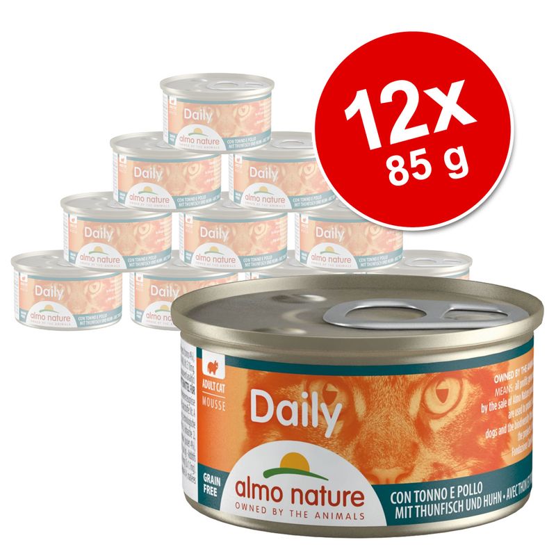 Korzystny pakiet Almo Nature Daily Menu, 12 x 85 g