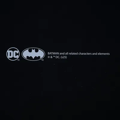 Логотипы DC и Batman. Текст: BATMAN and all related characters and elements © & ™ DC. (s25).