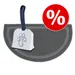 Combi Deal: Kattentoiletvloermat XXL + Trixie gritschep in een set!