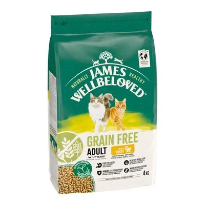 James Wellbeloved Grain Free Adult Cat Hypoallergenic Kalkoen