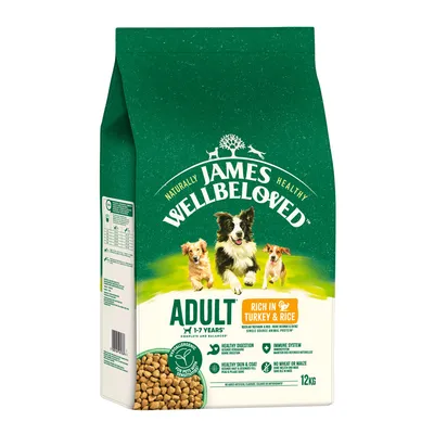 James Wellbeloved Adult Dog Hypoallergenic kalkun og ris