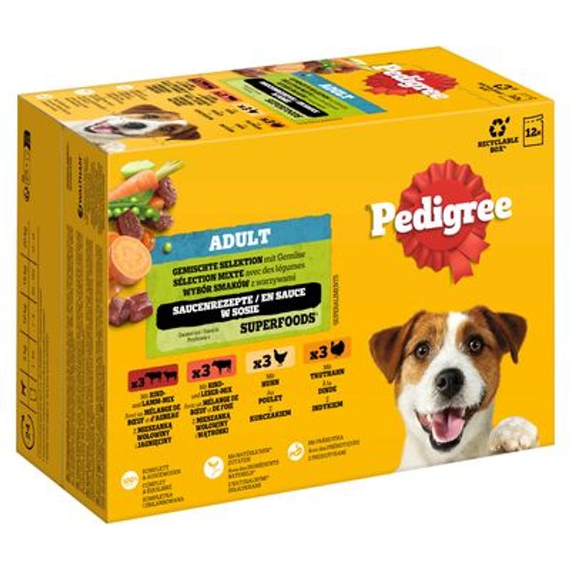 Pedigree Maaltijdzakjes Hondenvoer