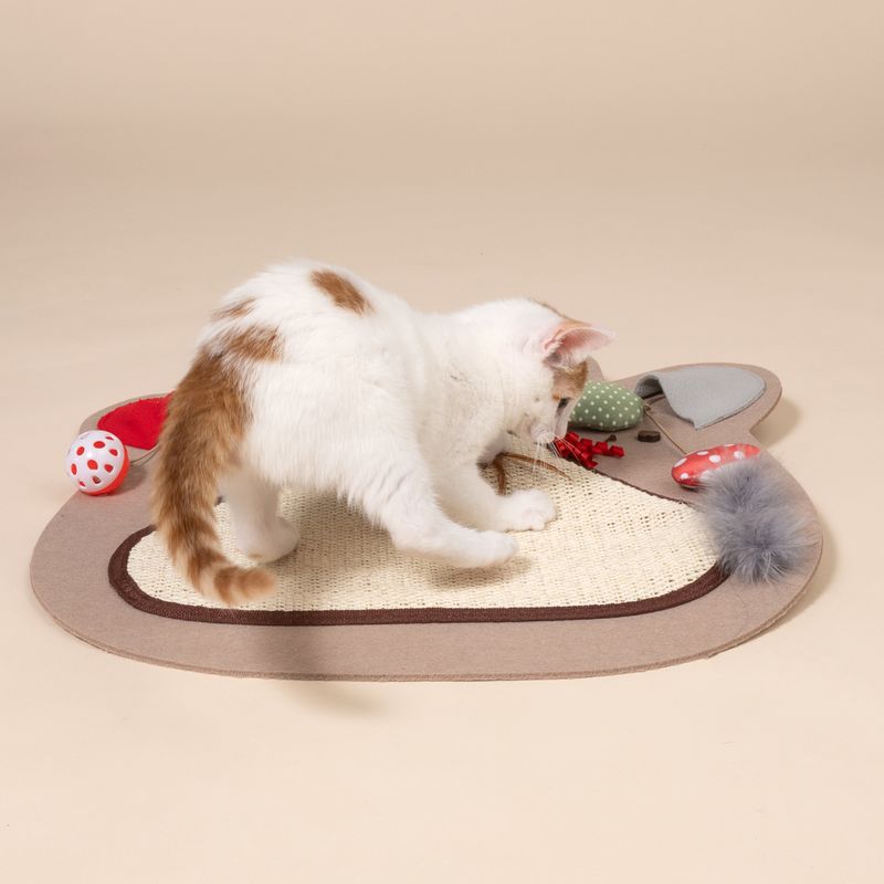 TIAKI Schnüffelmatte Pfote für Katzen
