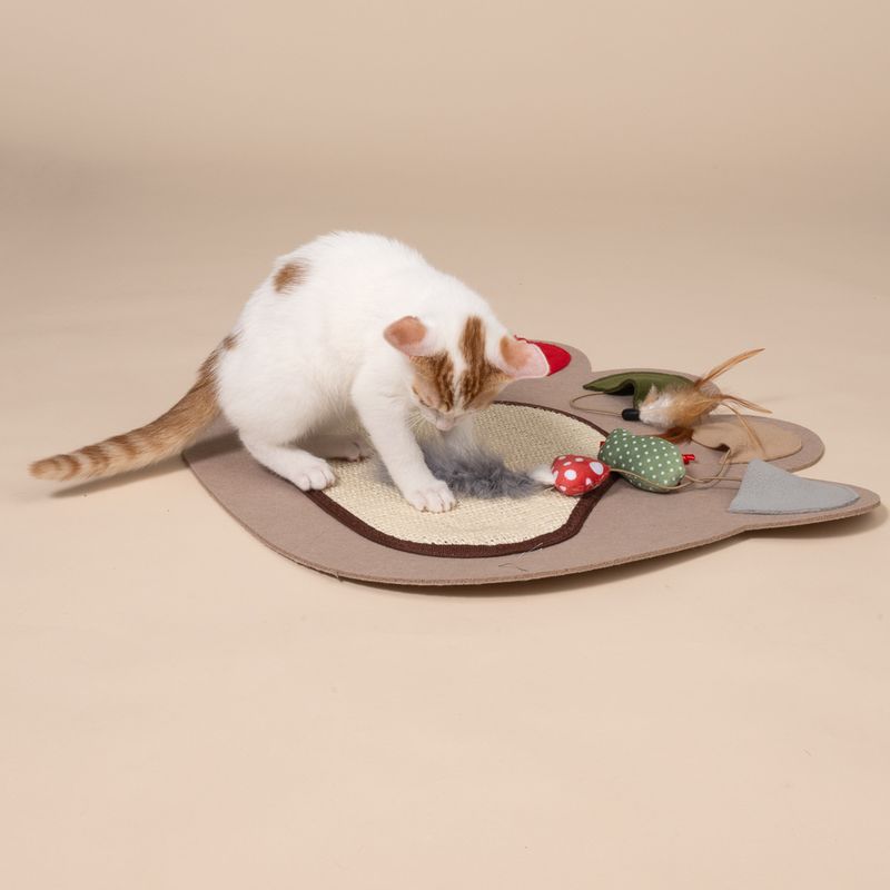 TIAKI Schnüffelmatte Pfote für Katzen