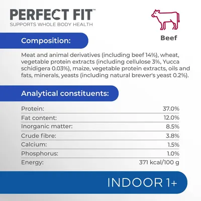 Perfect Fit Indoor 1+ rikt på oksekjøtt