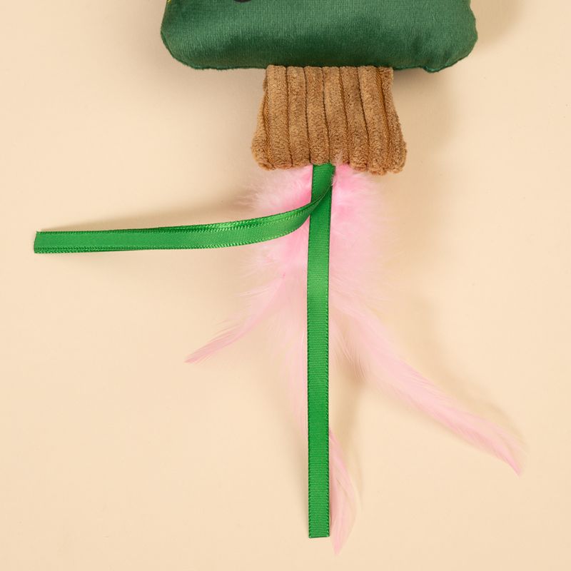 TIAKI Katzenspielzeug Weihnachtsbaum mit Bändchen