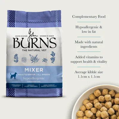 Burns Dog Adult & Senior Hypo-Allergenic Mix - 2 kg Burns Dog Adult & Senior Hypo-Allergenic Mix - 2 kg