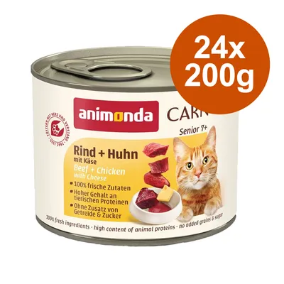 Sparpaket animonda Carny Senior 24 x 200 g