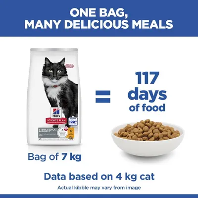 Hill's Science Plan Sterilised Mature 7+ Adult csirke