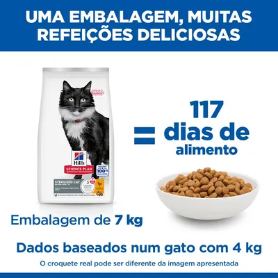 Hill's Science Plan Sterilised Cat Mature Adult 7+ frango