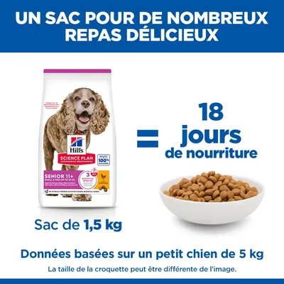 Hill's Science Plan Senior 11+ Small & Mini poulet