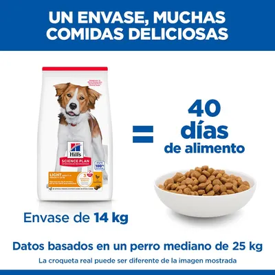 Hill's Science Plan Adult 1-6 Light Medium con pollo