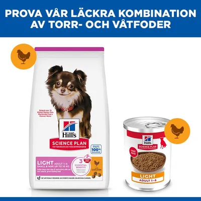 Hill's Science Plan Adult 1-6 Light Small & Mini Chicken