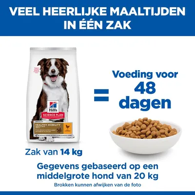 Hill's Science Plan Adult 1+ Healthy Mobility Medium poulet pour chien