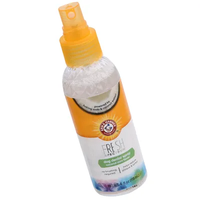 Arm & Hammer Fresh Spectrum kutyafog spray, kókusz-menta íz, kefélés nélkül, csökkenti a lepedéket és fogkövet, 118 ml.