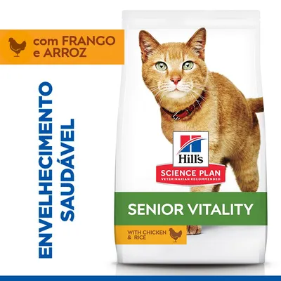 Hill's Science Plan Senior Vitality Mature Adult 7+ frango e arroz