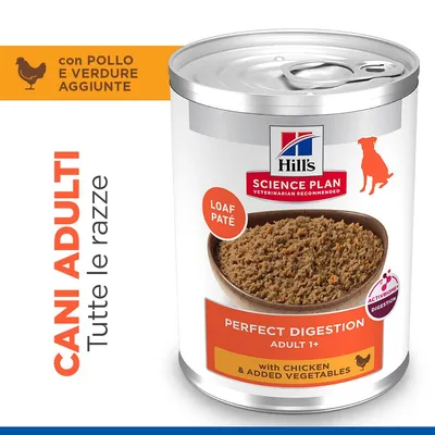 Hill's Science Plan Adult Perfect Digestion con Pollo umido cane