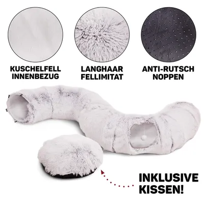 Canadian Cat Company Donut-Tunnel inkl. Liegekissen