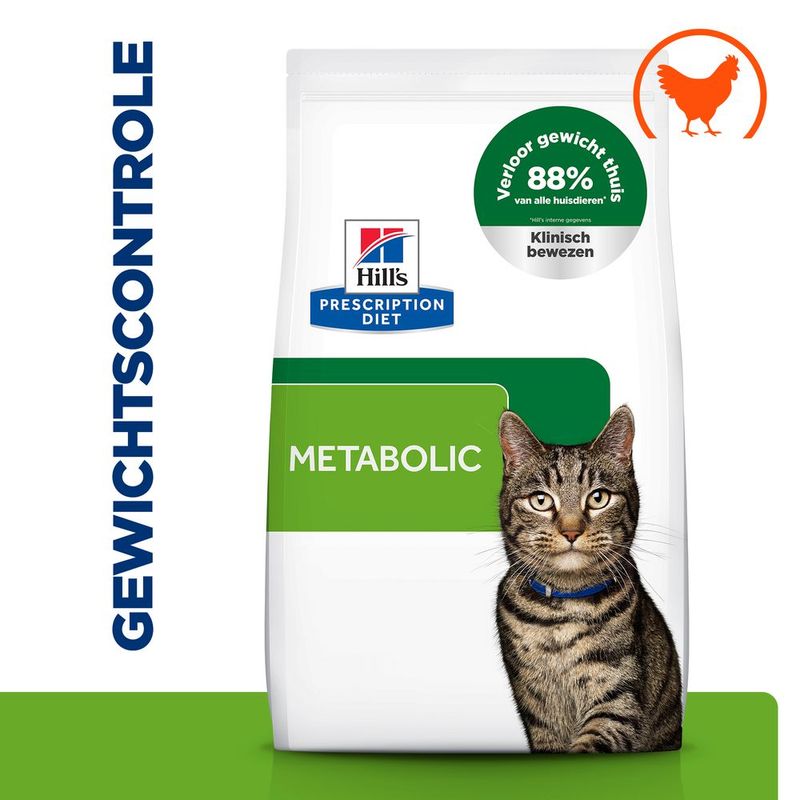 Hill's Prescription Diet Metabolic Gewichts- & Diabetesmanagement met Kip