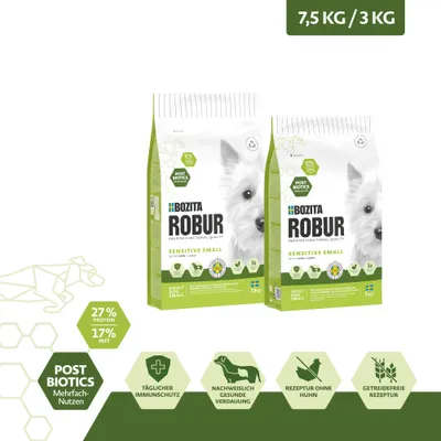Bozita Robur Adult Small Breed Sensitive mit Lamm