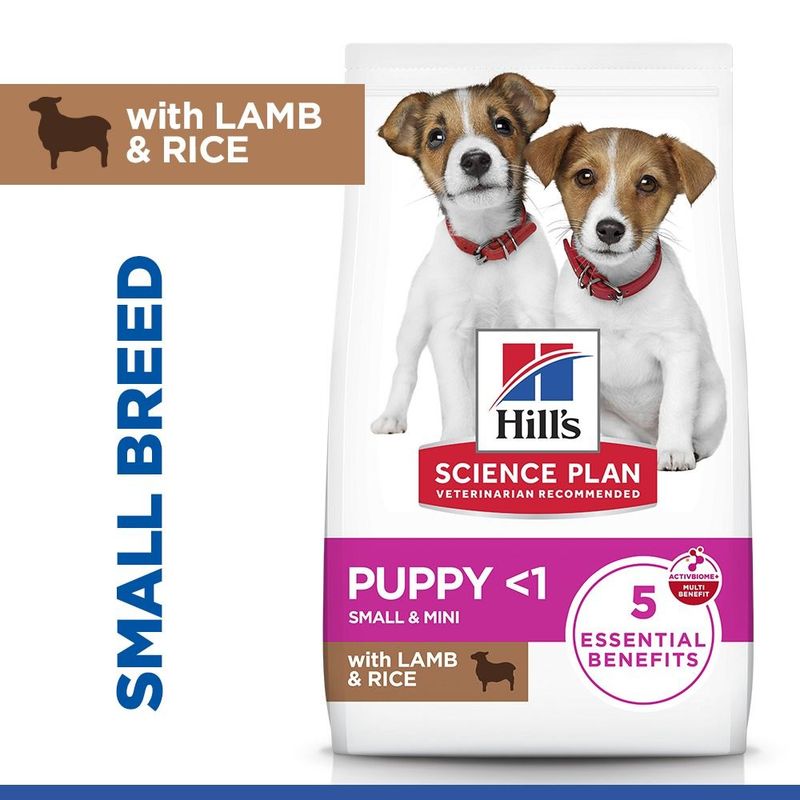 Hill`s Science Plan Puppy Small & Mini с агнешко и ориз