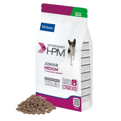 Virbac Veterinary HPM Dog Junior Medium Hondenvoer