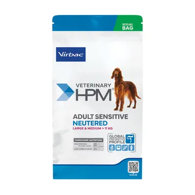 Virbac HPM Adult Sensitive Neutered Dog Large & Medium