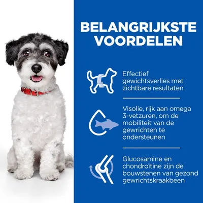 Hill's Science Plan Perfect Weight & Active Mobility Adult Small & Mini met Kip