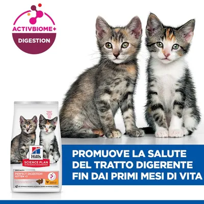 Hill's Science Plan Perfect Digestion Kitten <1 Pollo & Riso integrale
