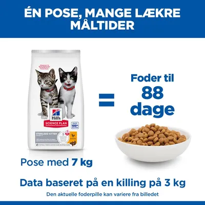 Hill's Science Plan Sterilised Killing <1 Kylling