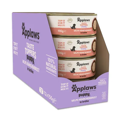 Applaws Puppy Taste Toppers in Brühe 6 x 156 g - Hähnchenbrust Applaws Puppy Taste Toppers in Brühe 6 x 156 g - Hähnchenbrust