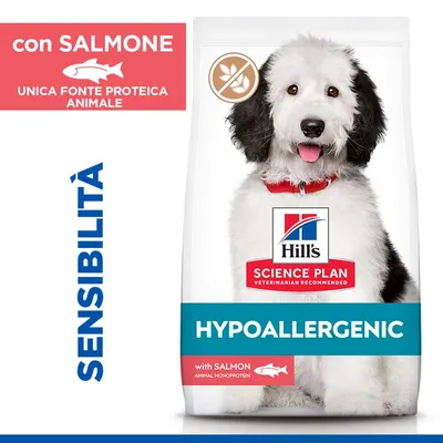Hill's Science Plan Hypoallergenic Adult Large con Salmone Hill's Science Plan Hypoallergenic Adult Large con Salmone