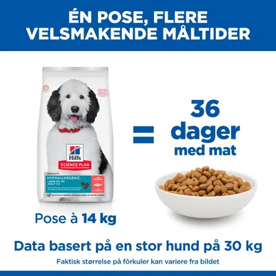Hill's Science Plan Hypoallergenic Adult Large med laks