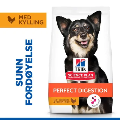 Hill's Science Plan Perfect Digestion Adult 1+ Small & Mini med kylling & brun ris